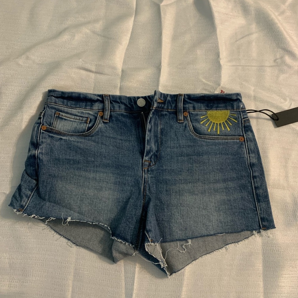Blank NYC cutoff denim shorts the Astor 28